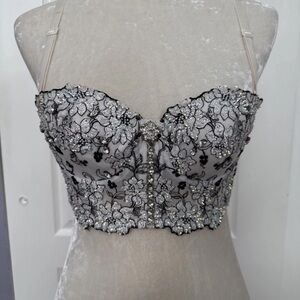 Guess by Marciano vintage embellished bustier size 34B.